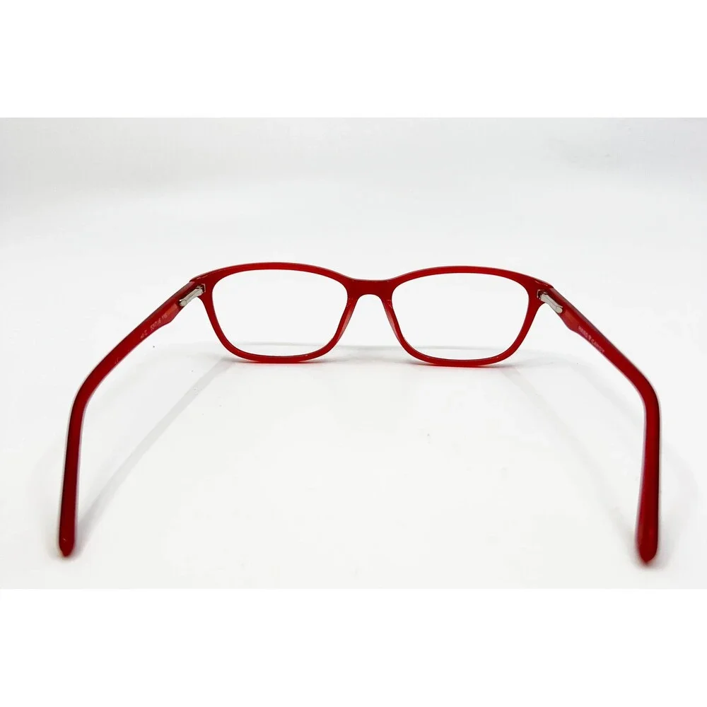 Hard Candy Eyeglasses Frames Womens Red Full Rim Heart Detail 53-16-135